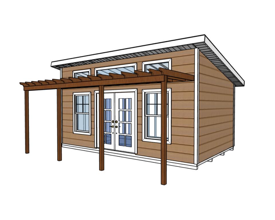 Cabin Plans 12x20 - TriCityShedPlans