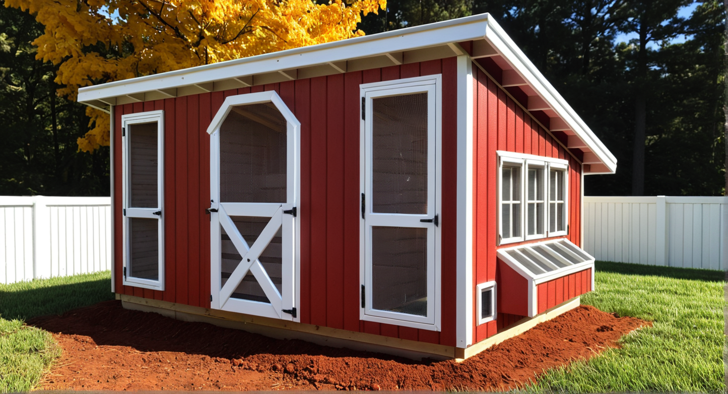 10x16 Chicken Coop and Goat Shed Plans