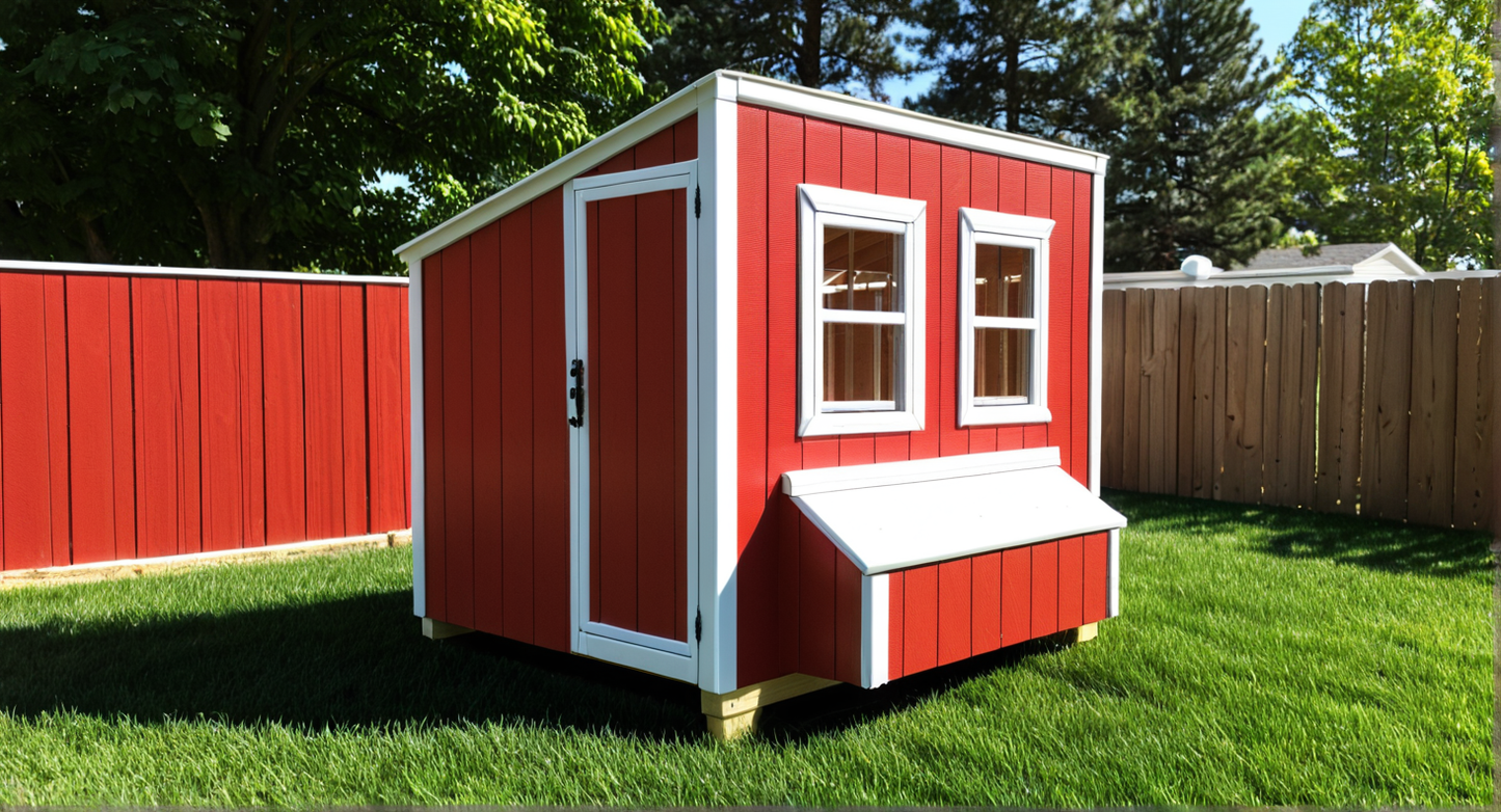 Chicken Coop Plans 6x8 | TriCityShedPlans