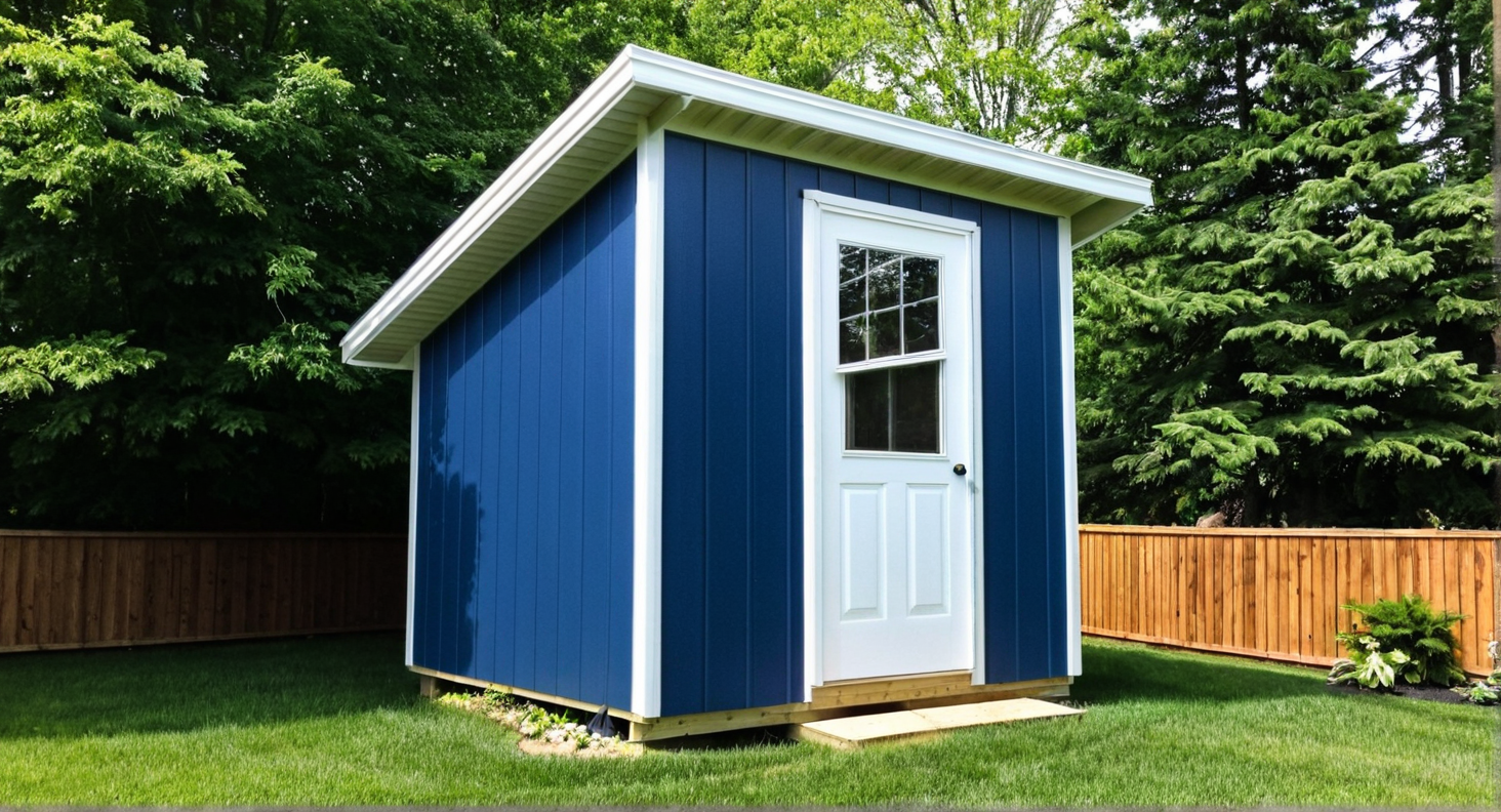 Lean-To Shed Plans 8x8 | TriCityShedPlans