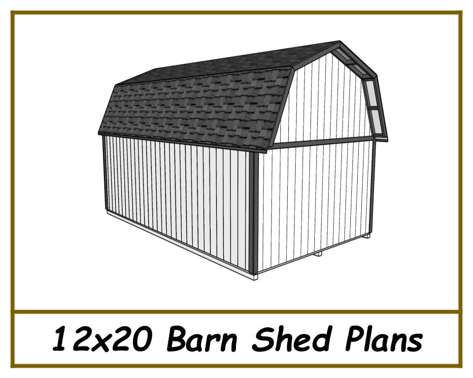 12x20 Barn Shed Plans