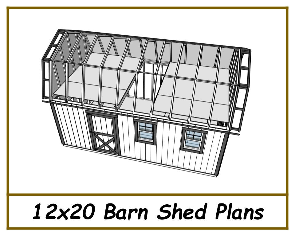 12x20 Barn Shed Plans