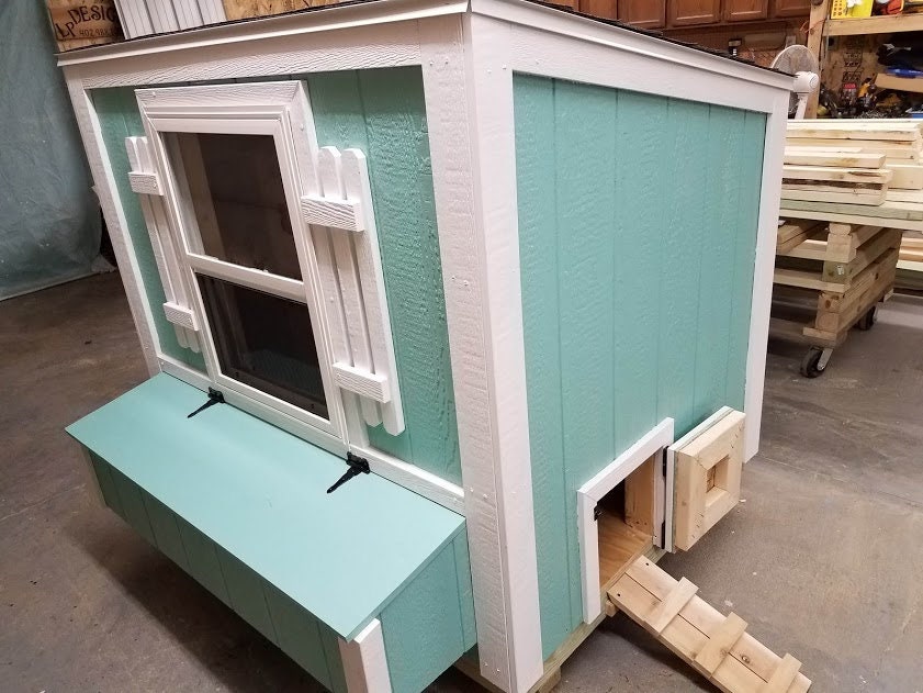 4x5 Chicken Coop Plans-TriCityShedPlans