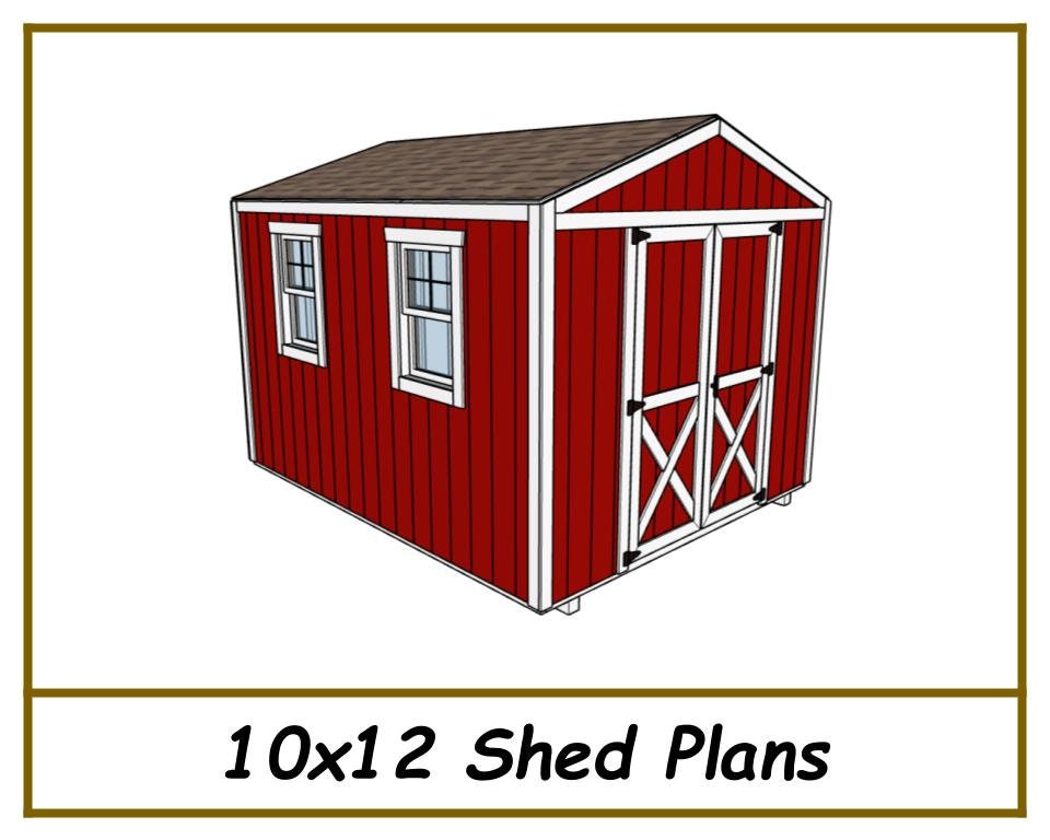 10x12 Storage Shed Plans-TriCityShedPlans