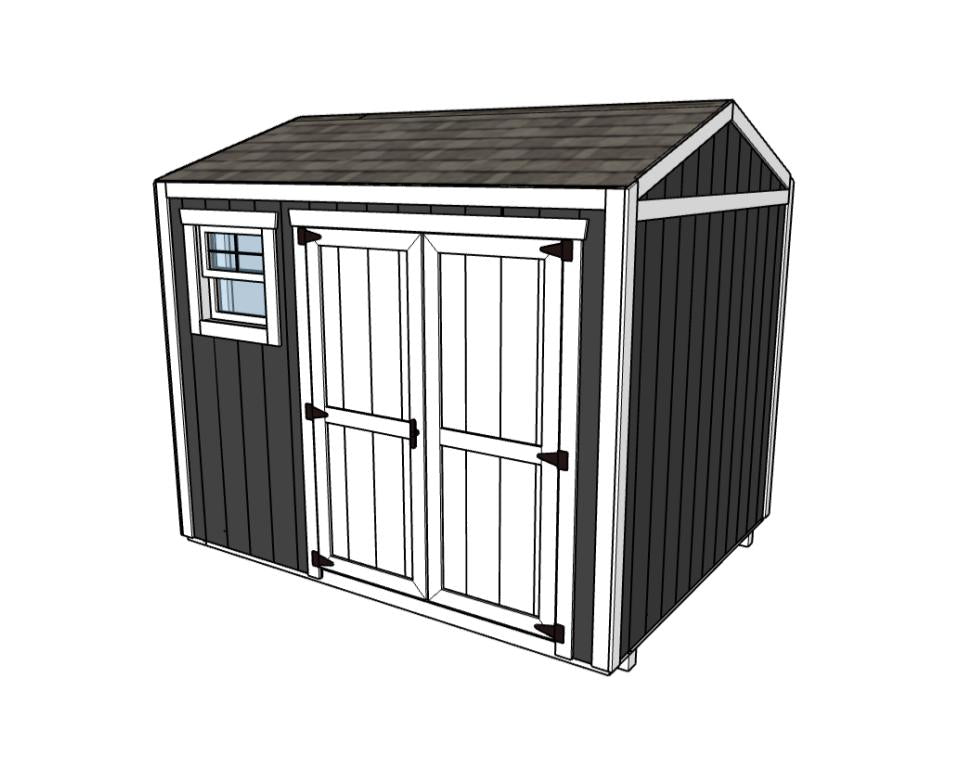 Storage Shed Plans 8x10 - TriCityShedPlans