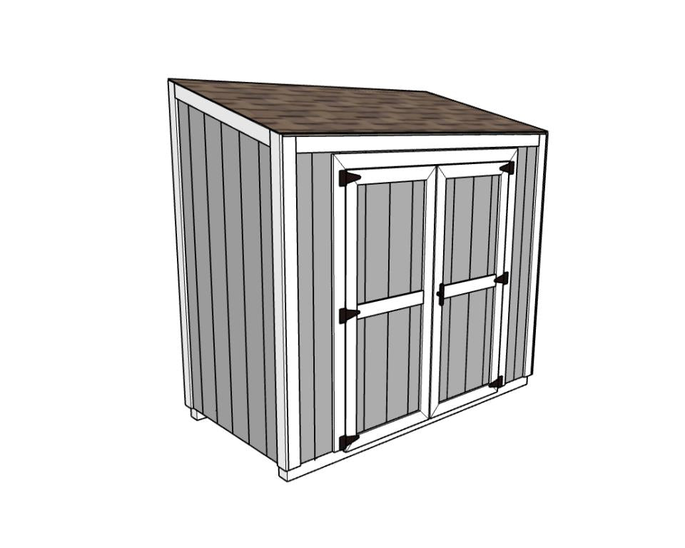 Tool Shed Plans 4x8 - TriCityShedPlans