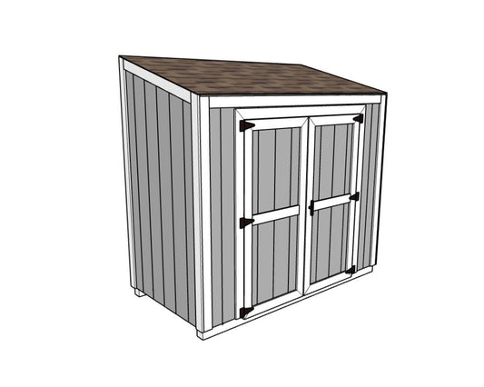 Tool Shed Plans 4x8 - TriCityShedPlans