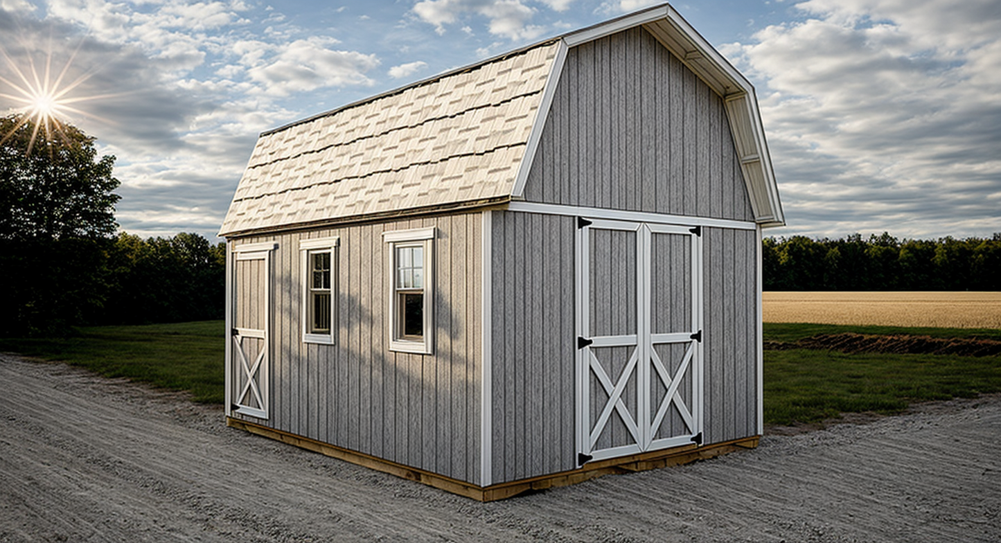 12x16 Barn Shed Plans - PDF Download