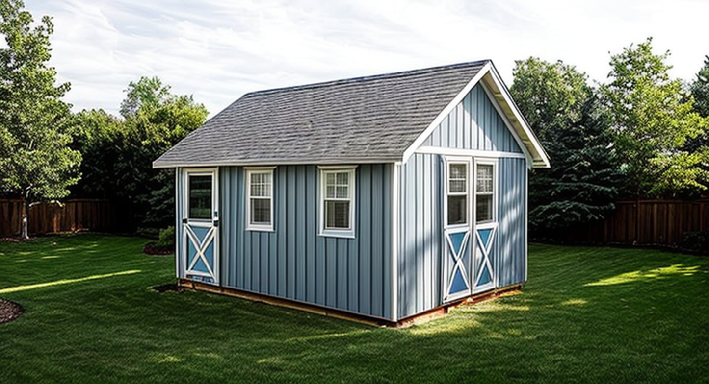 12x16 Storage Shed Plans - PDF Download