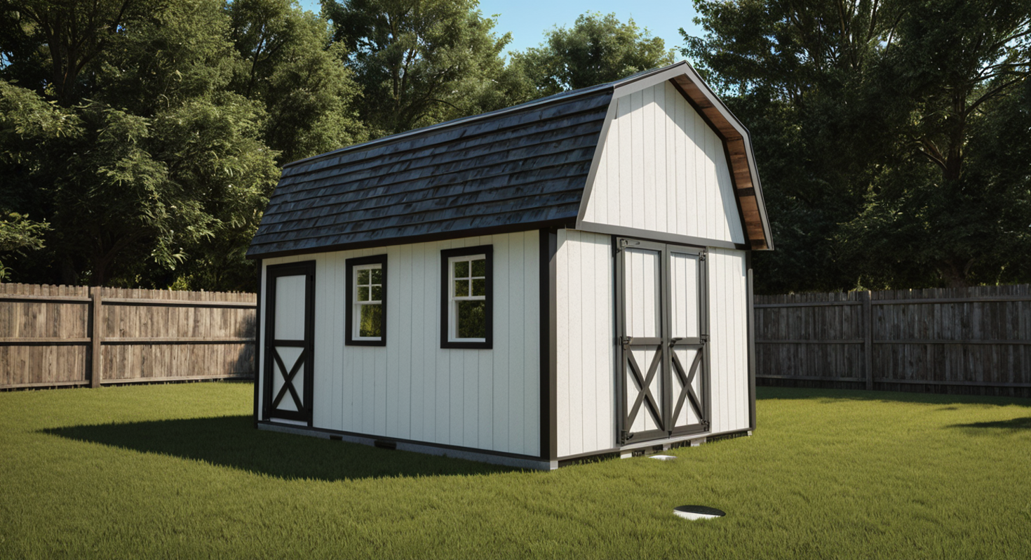 12x16 Barn Shed Plans-TriCityShedPlans