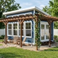 Guest House Plans w/ Pergola 12x16 - PDF Download