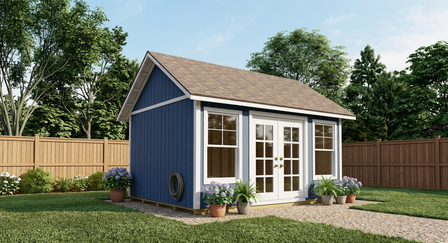 12x16 She Shed Plans-TriCityShedPlans
