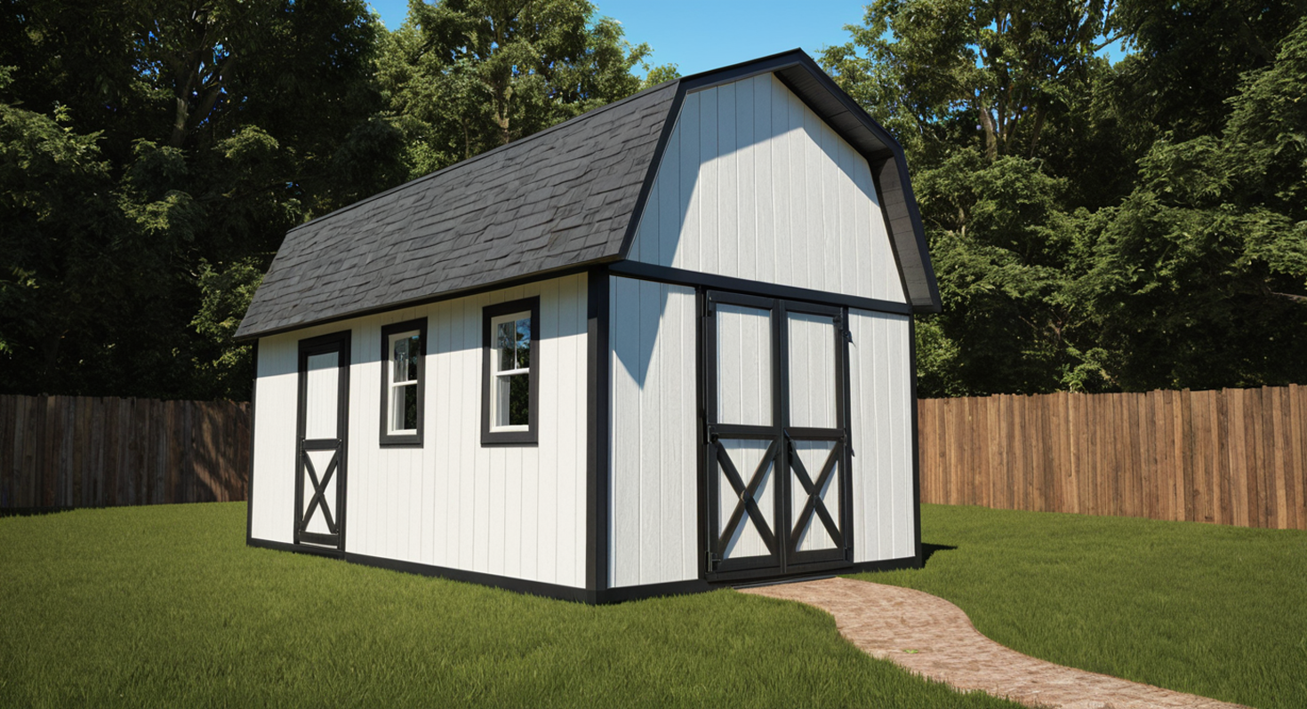 12x20 Barn Shed Plans-TriCityShedPlans