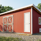 12x28 Goat Shed/Chicken Coop Combo-TriCityShedPlans