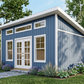 14x20 Backyard Office Plans-TriCityShedPlans
