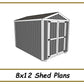 8x12 Storage Shed Plans-TriCityShedPlans