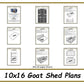 10x16 Goat Shed Plans-TriCityShedPlans
