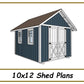 10x12 Storage Shed Plans-TriCityShedPlans