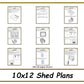 10x12 Storage Shed Plans-TriCityShedPlans