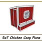 5x7 Chicken Coop Plans-TriCityShedPlans