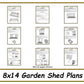 8x14 Garden Shed Plans-TriCityShedPlans