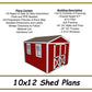 10x12 Storage Shed Plans-TriCityShedPlans