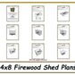 4x8 Firewood Shed Plans-TriCityShedPlans