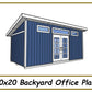10x20 Backyard Office Plans-TriCityShedPlans
