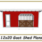 12x20 Goat Shed Plans-TriCityShedPlans
