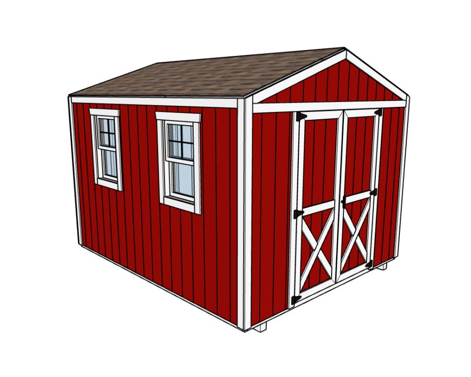 10x12 Storage Shed Plans-TriCityShedPlans