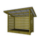 4x8 Firewood Shed Plans-TriCityShedPlans