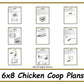 Chicken Coop Plans 6x8-TriCityShedPlans