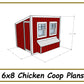 Chicken Coop Plans 6x8-TriCityShedPlans