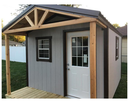 10x16 Cabin Plans-TriCityShedPlans