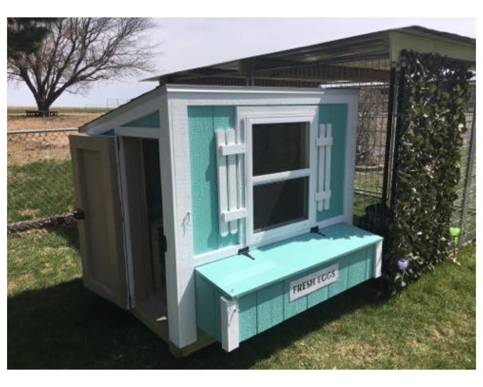 4x5 Chicken Coop Plans-TriCityShedPlans