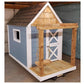 4x8 Playhouse Plans w/pergola-TriCityShedPlans