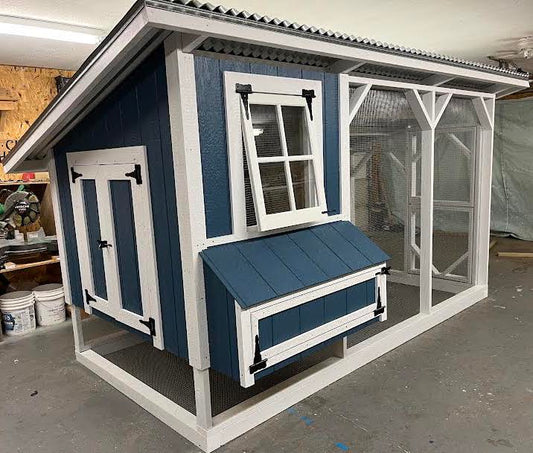 6x12 Chicken Coop Plans - PDF Download-TriCityShedPlans