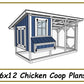 6x12 Chicken Coop Plans - PDF Download-TriCityShedPlans