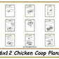 6x12 Chicken Coop Plans - PDF Download-TriCityShedPlans