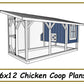 6x12 Chicken Coop Plans - PDF Download-TriCityShedPlans