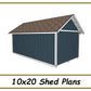 Shed Plans 10x20 - Storage Shed Plans - PDF Download