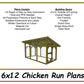 6x12 Chicken Run Plans-TriCityShedPlans