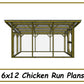 6x12 Chicken Run Plans-TriCityShedPlans