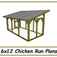 6x12 Chicken Run Plans-TriCityShedPlans
