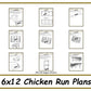 6x12 Chicken Run Plans-TriCityShedPlans