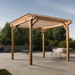12x12 Pergola Plans-TriCityShedPlans