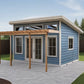 12x16 Guest House Plans-TriCityShedPlans