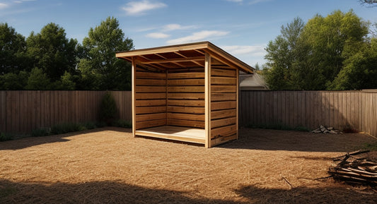 4x8 Firewood Shed Plans-TriCityShedPlans