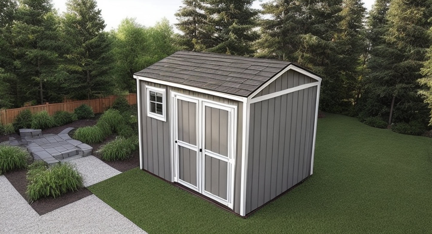 8x10 Garden Shed Plans-TriCityShedPlans