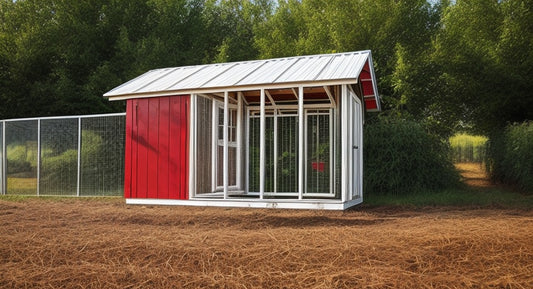 8x12 Chicken Coop Plans w/ Run-TriCityShedPlans